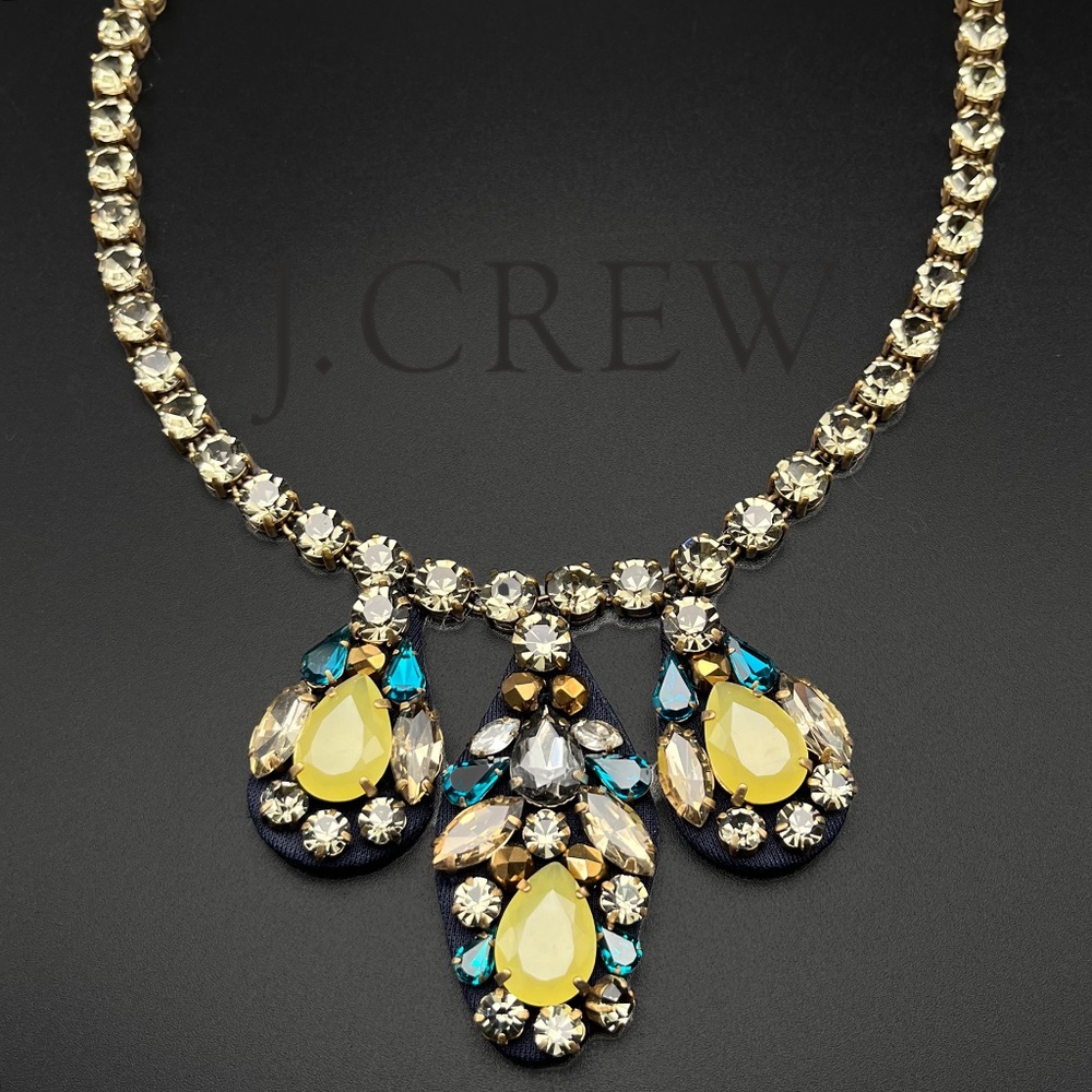 J. Crew Crystal Statement Necklace